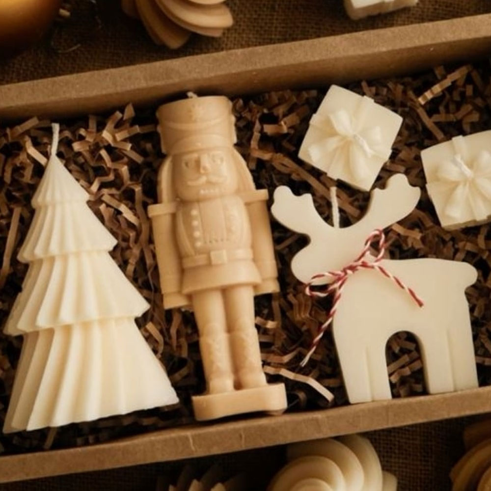Candle Containers - Forma Silikonowa Świeca Żołnierz Orzechowy Stożek