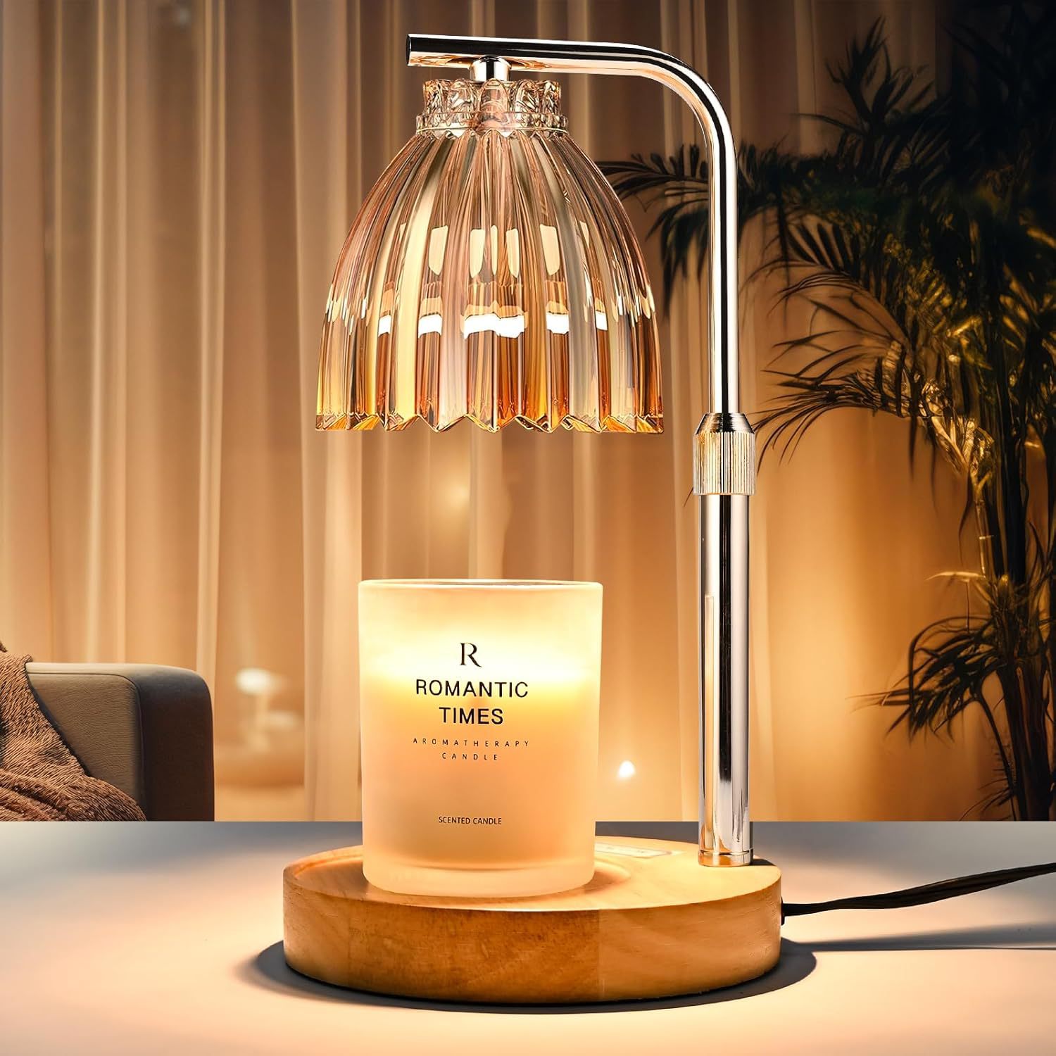 Wax Melts - Regulowana Lampa do Aromaterapii i Podgrzewania