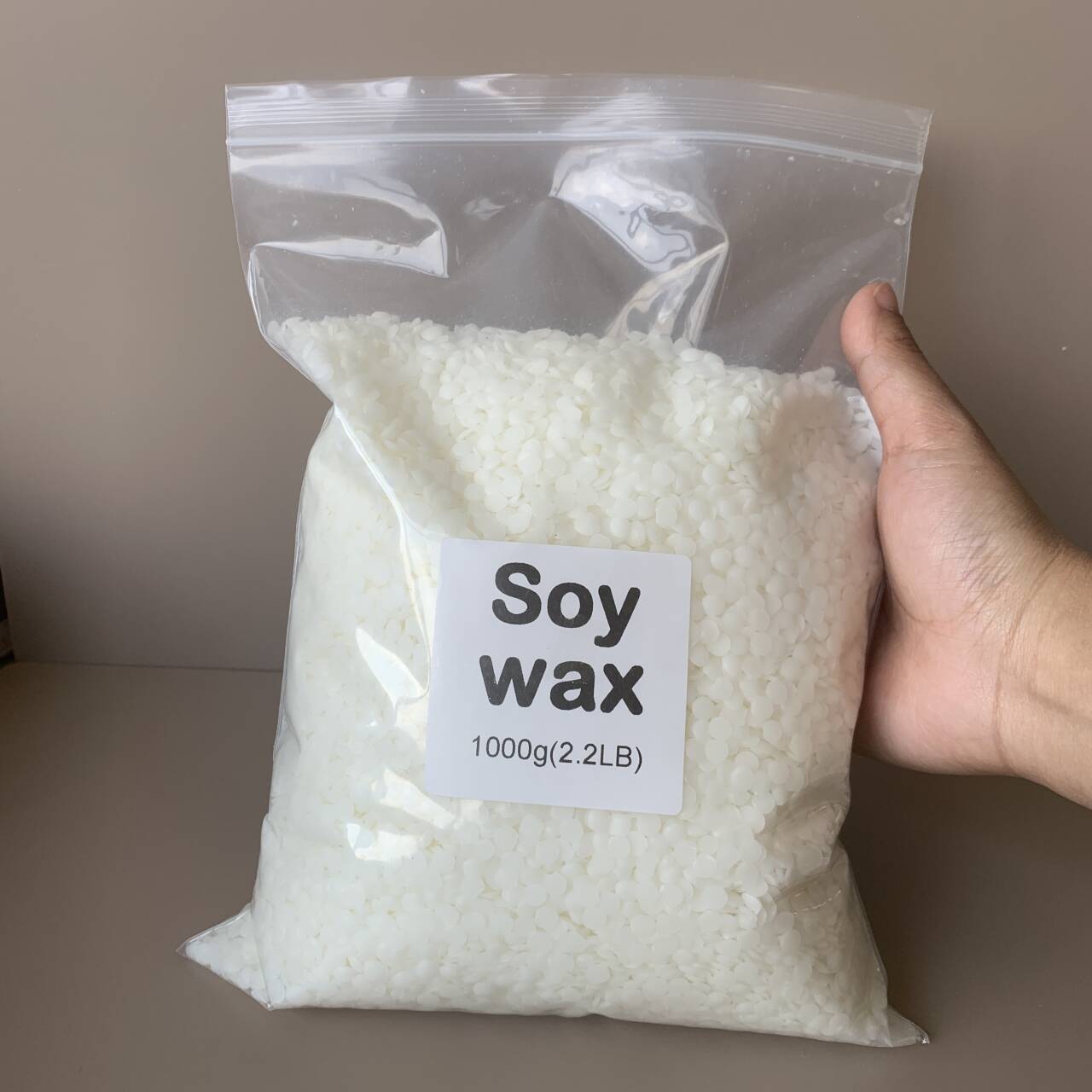 Candle Wick - 50g-1000g 100% naturalny wosk sojowy, materiał