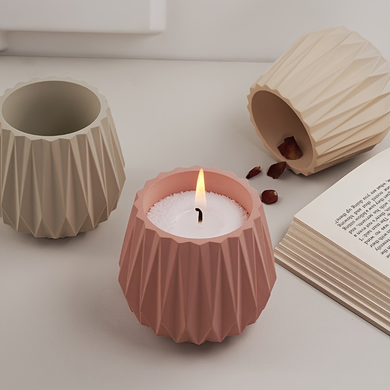 Candle Containers - Forma silikonowa do świec z wypukłą