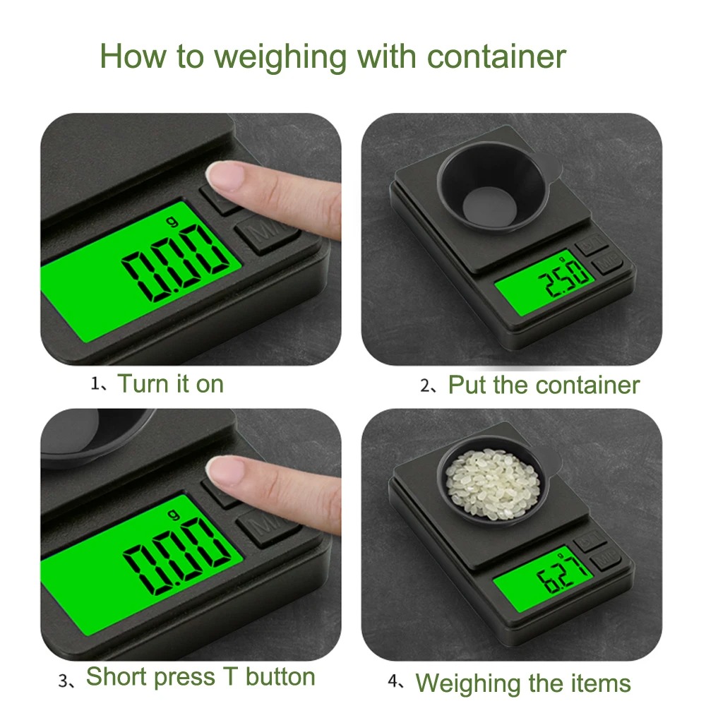 Candle Wax Scale - Precyzyjna kieszonkowa waga 1000g X 0,1g
