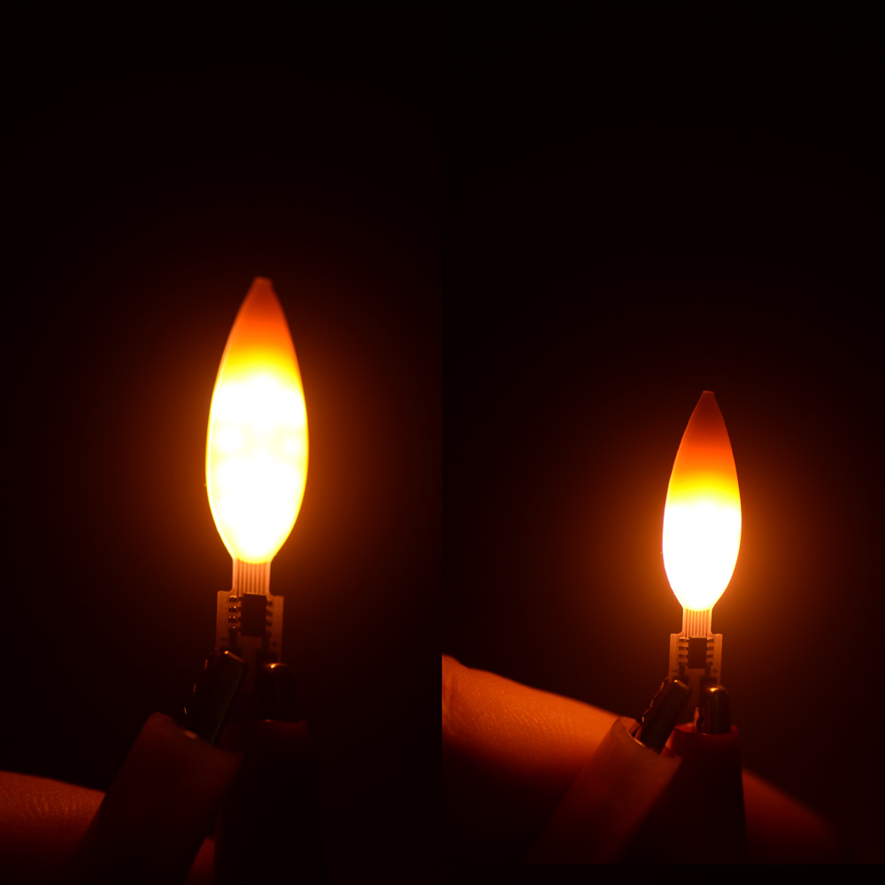 Candle Wick - Świecący płomień DC 3V do świec