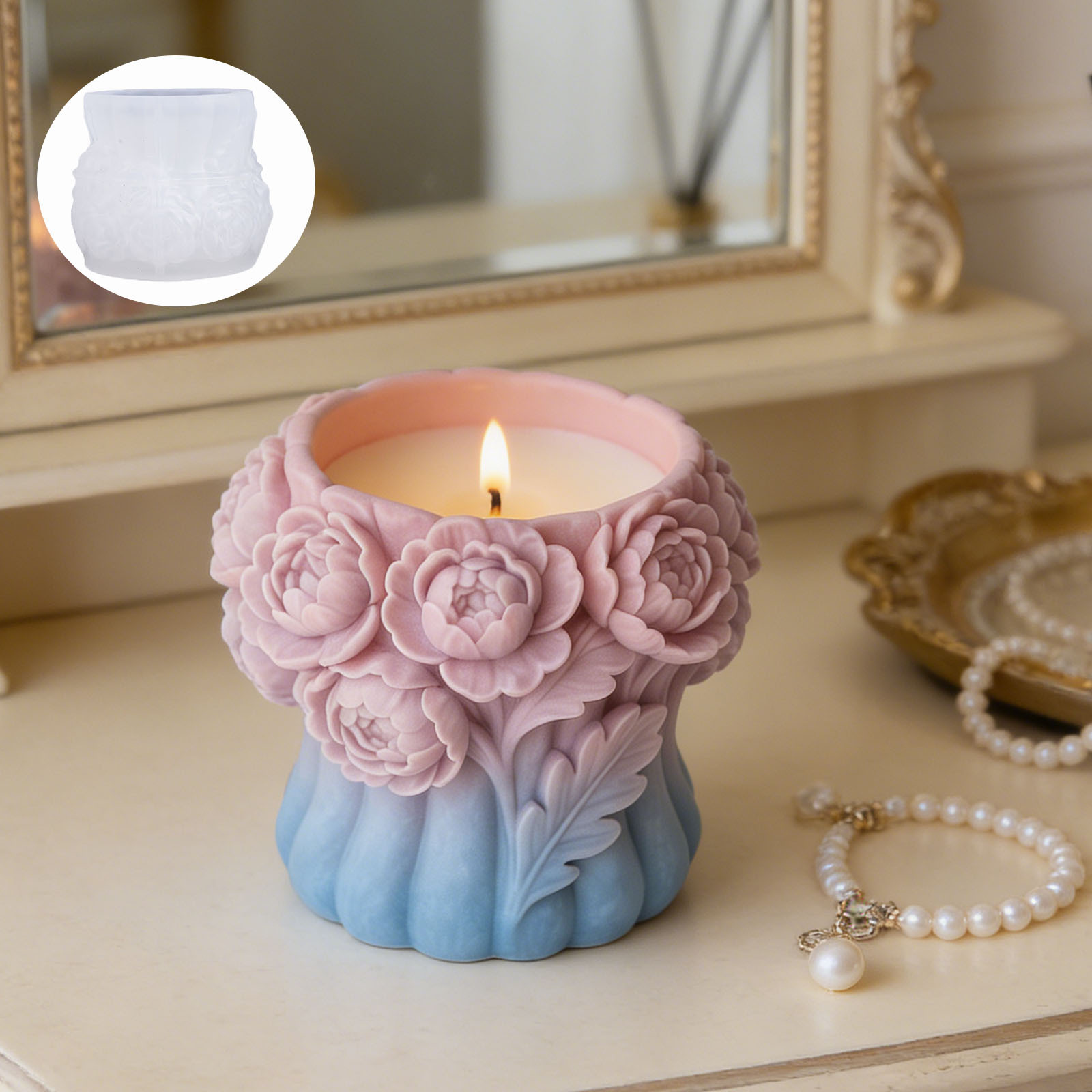 Forma silikonowa 3D na wazon k – Candle Containers recenzja i cena