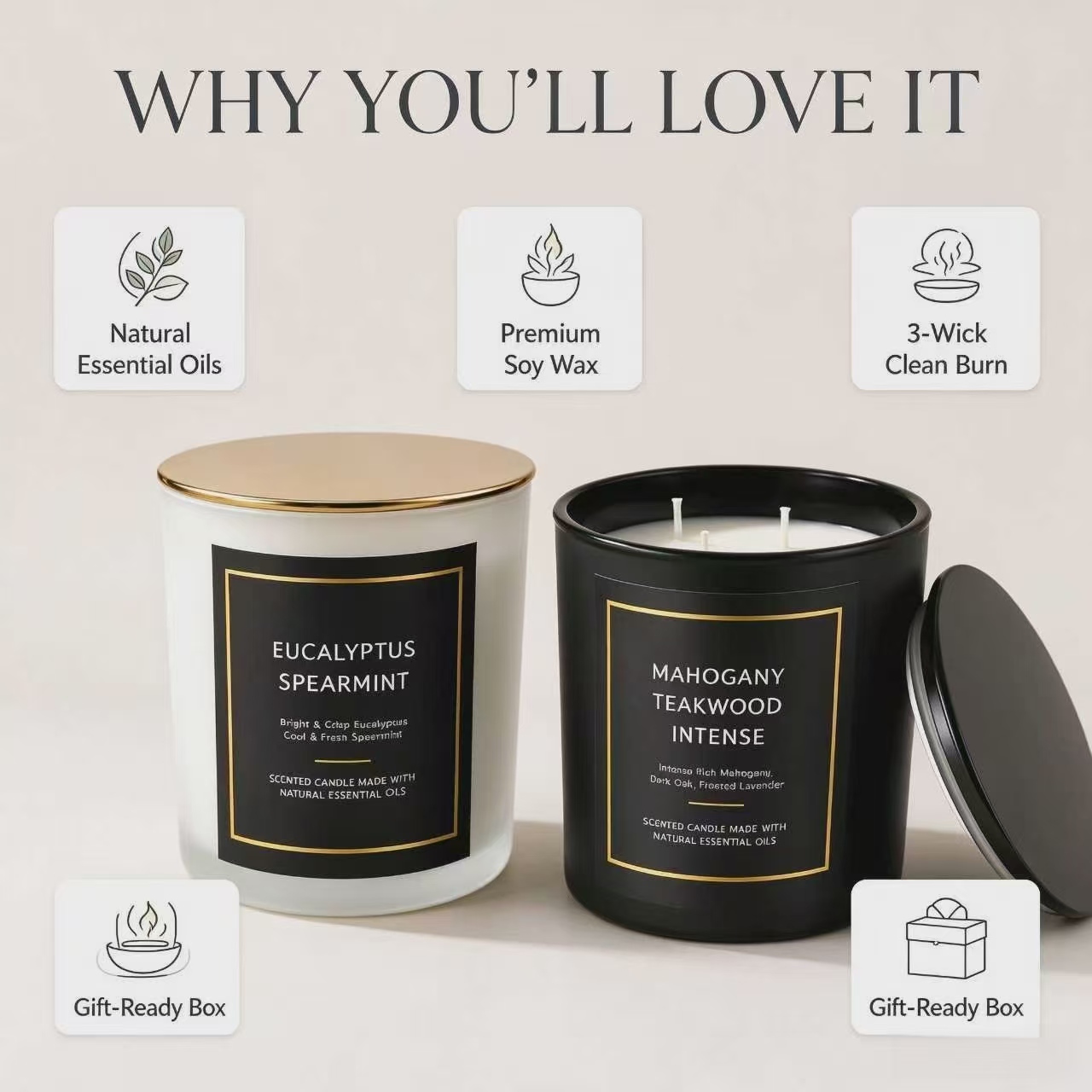 Świeczki zapachowe, romantyczn – Candle Fragrance recenzja i cena