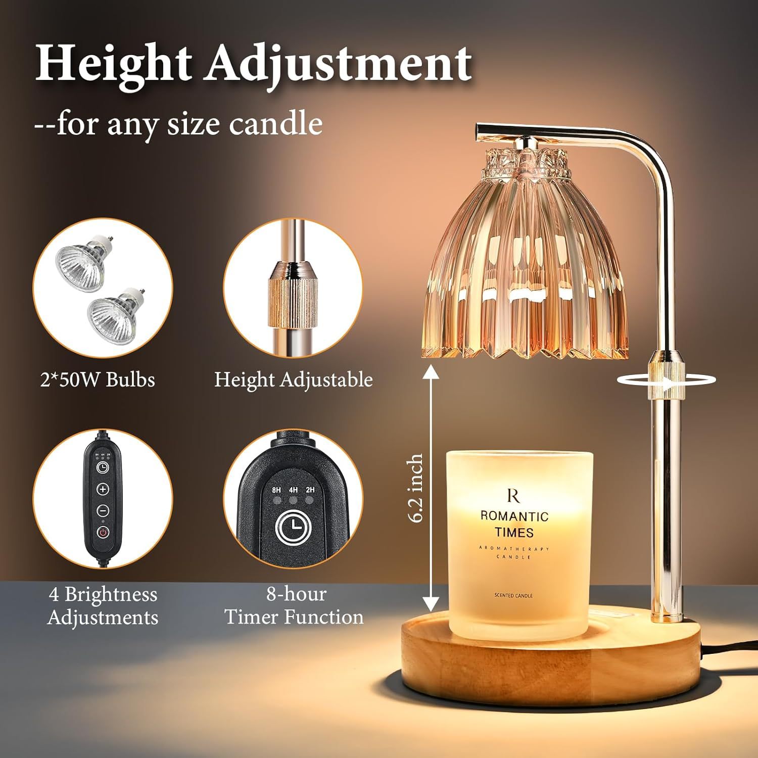 Regulowana Lampa do Aromaterap – Wax Melts recenzja i cena